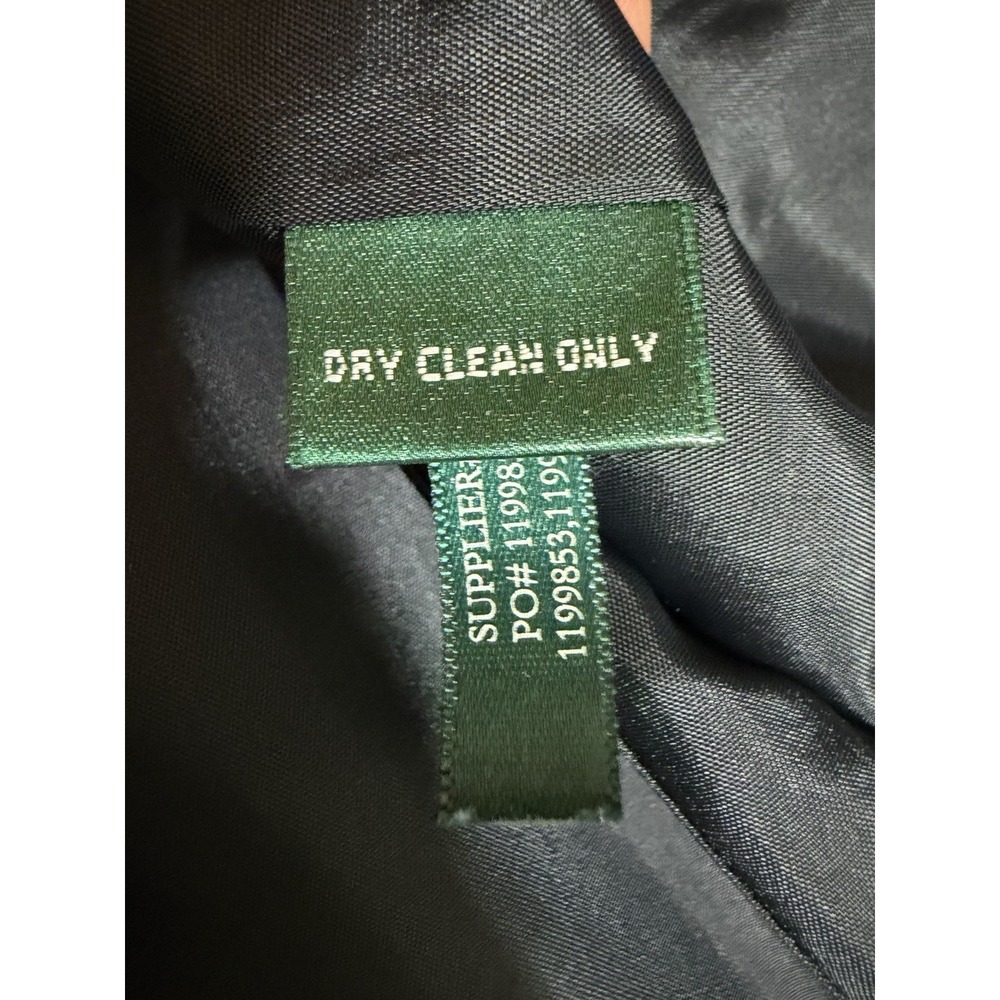 Vintage Lauren Ralph Lauren Black Crest Blazer Sports Coat Women's Size 10 - Picture 7 of 12